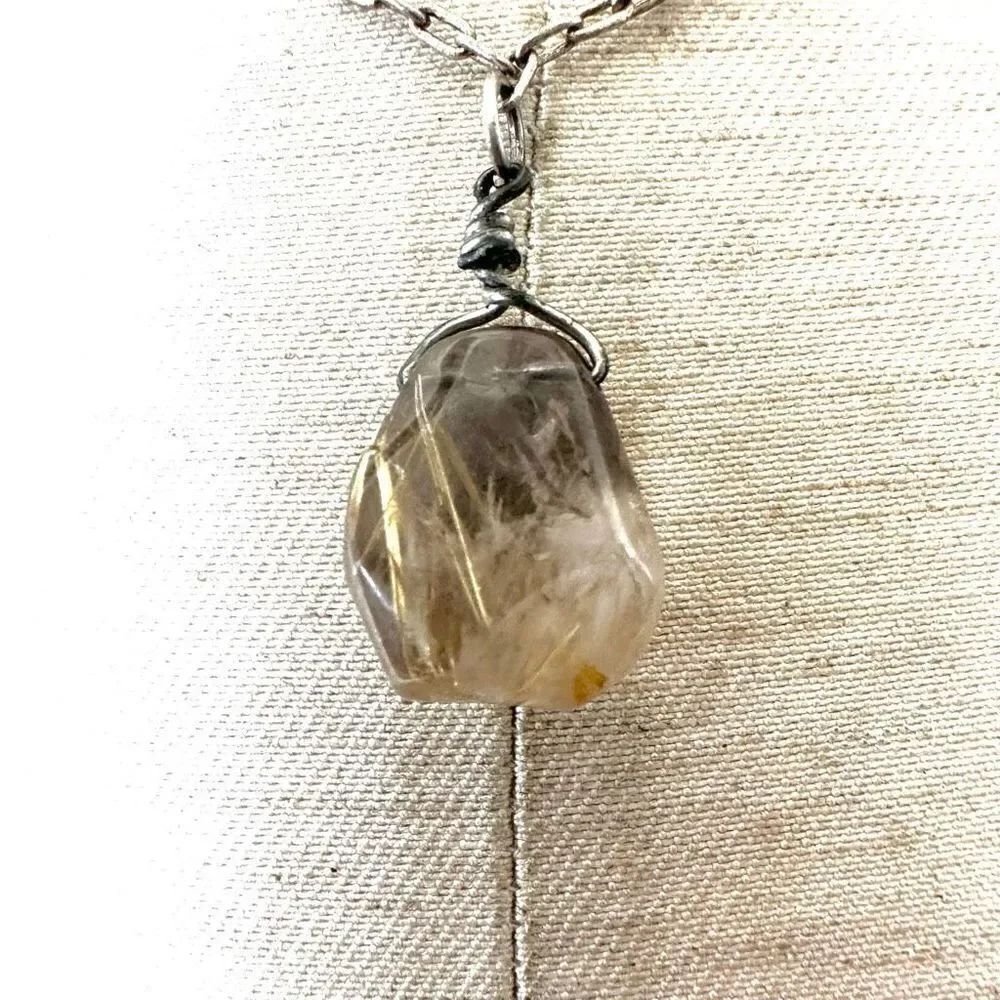 Smoky Quartz pendant necklace